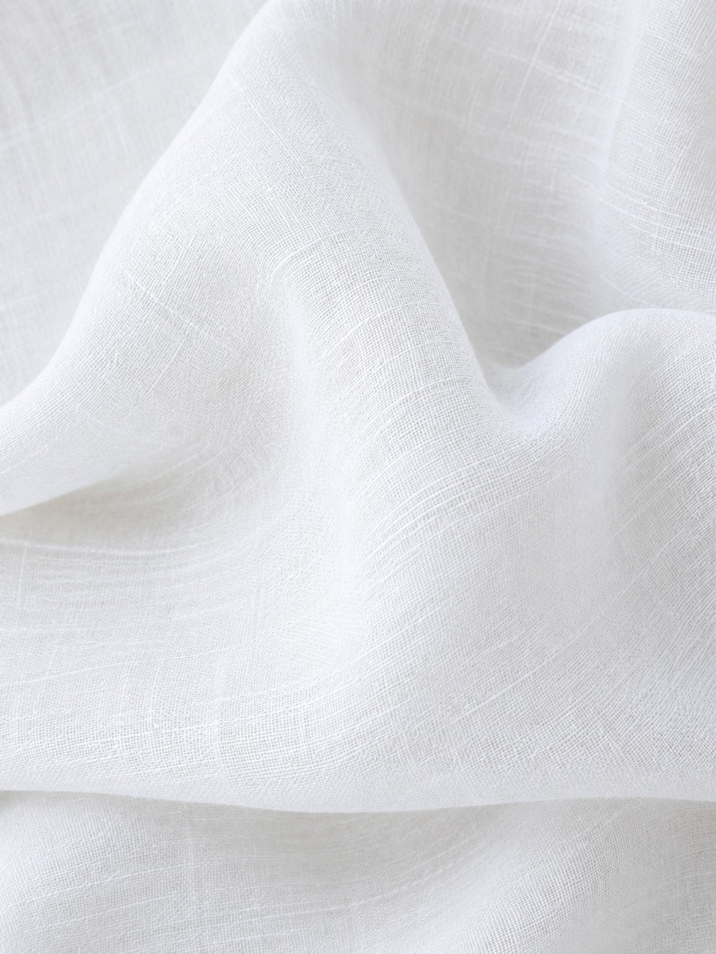 Light-Filtering Pure Linen Fabric with Natural Drape