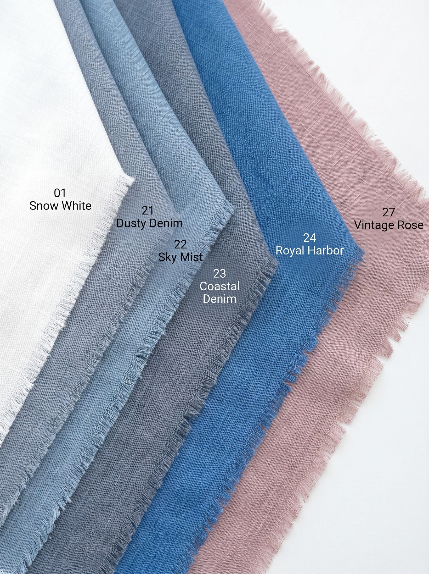 Light-Filtering Pure Linen Fabric with Natural Drape