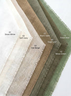 Light-Filtering Pure Linen Fabric with Natural Drape