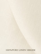 100% Pure Linen Fabric for Clothing by the Yard