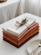 100% Pure Linen Fabric for Tablecloths & Napkins by the Yard