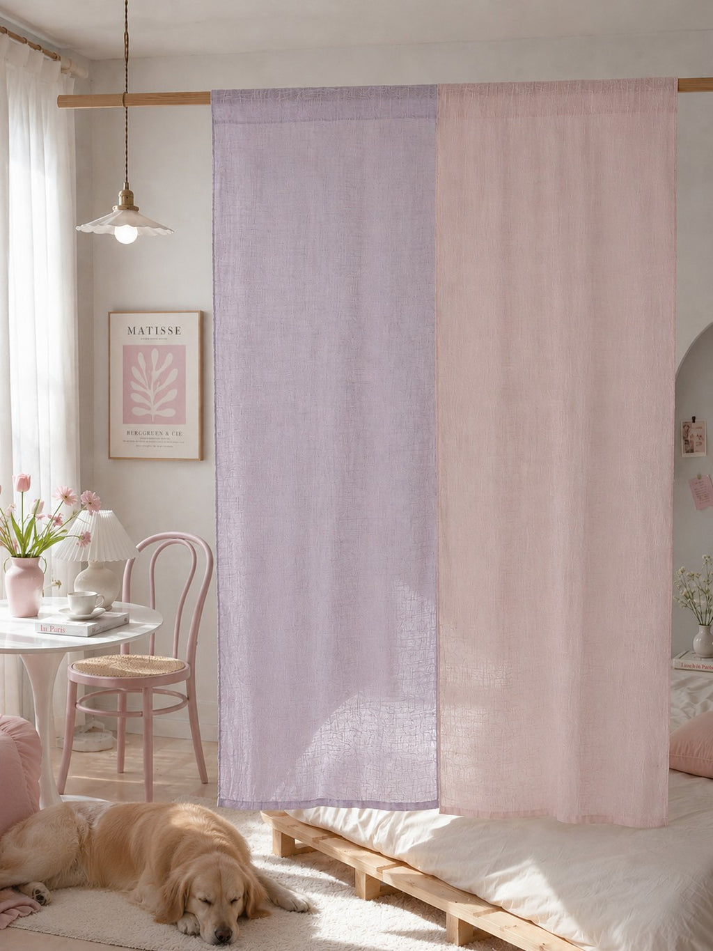 Linen Fabric for Café Curtains by the Yard | 100% Pure Linen