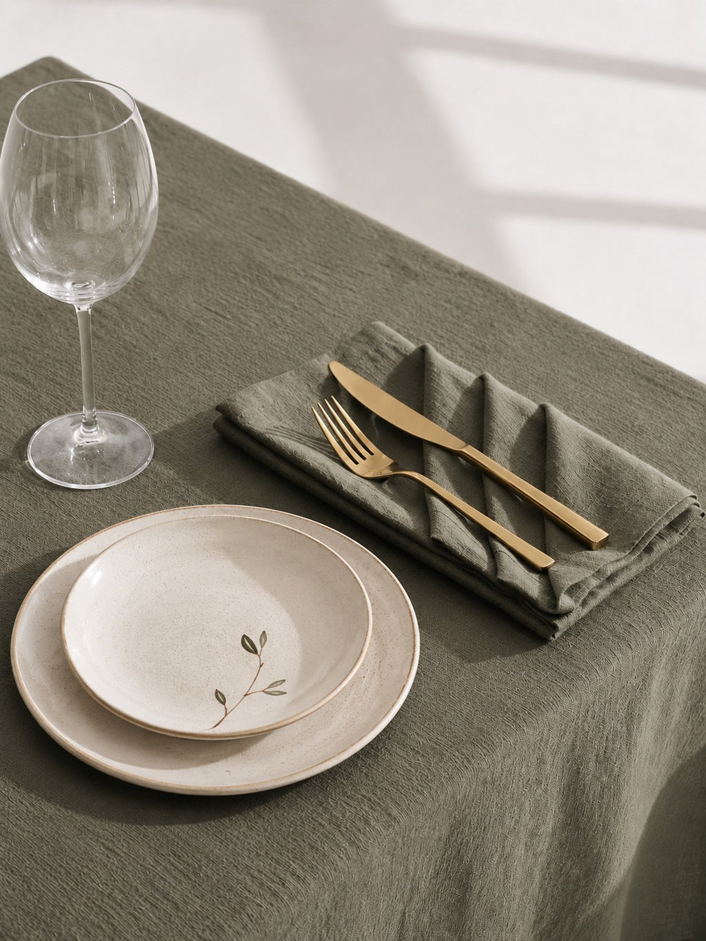 100% Pure Linen Fabric for Tablecloths & Napkins by the Yard
