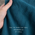 195GSM, StoneWashed 100% Pure Linen Fabric by the Yard – Medium Weight 188gsm, 57" Wide (Copy) (Copy) (Copy)