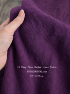 195GSM, StoneWashed 100% Pure Linen Fabric by the Yard – Medium Weight 188gsm, 57" Wide (Copy) (Copy) (Copy)