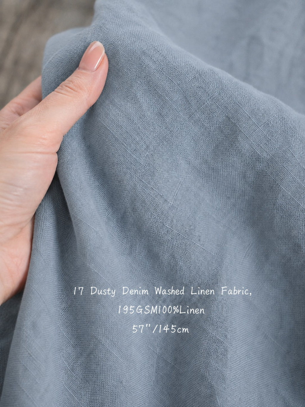 195GSM, StoneWashed 100% Pure Linen Fabric by the Yard – Medium Weight 188gsm, 57" Wide (Copy) (Copy) (Copy)
