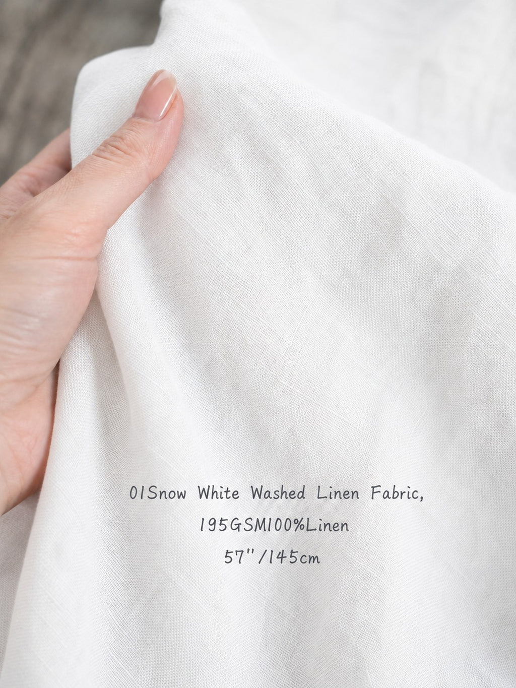 195GSM, StoneWashed 100% Pure Linen Fabric by the Yard – Medium Weight 188gsm, 57" Wide (Copy) (Copy)