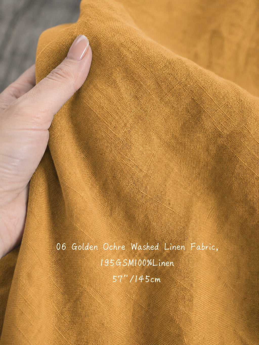 195GSM, StoneWashed 100% Pure Linen Fabric by the Yard – Medium Weight 188gsm, 57" Wide (Copy) (Copy) (Copy)