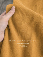 195GSM, StoneWashed 100% Pure Linen Fabric by the Yard – Medium Weight 188gsm, 57" Wide (Copy) (Copy) (Copy)