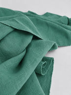 Soft Washed Pure Linen Fabric by the Yard |Medium Weight  57" Wide