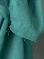 Sea Green Sand Washed Linen Fabric by the Yard