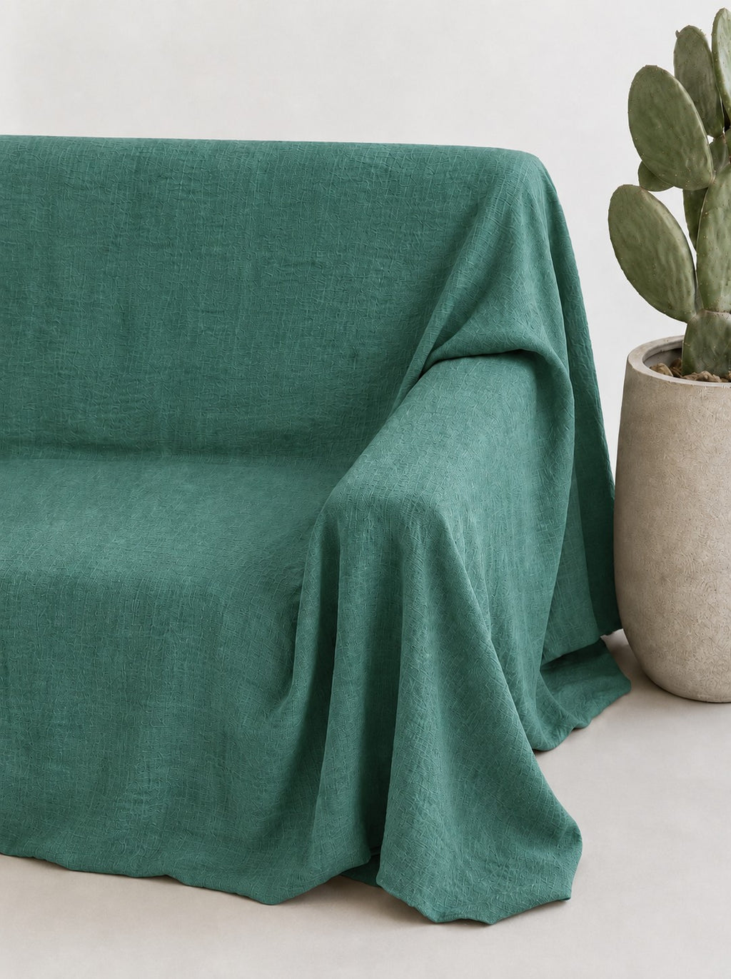 Soft Washed Pure Linen Fabric by the Yard |Medium Weight  57" Wide