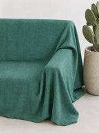 Soft Washed Pure Linen Fabric by the Yard |Medium Weight  57" Wide