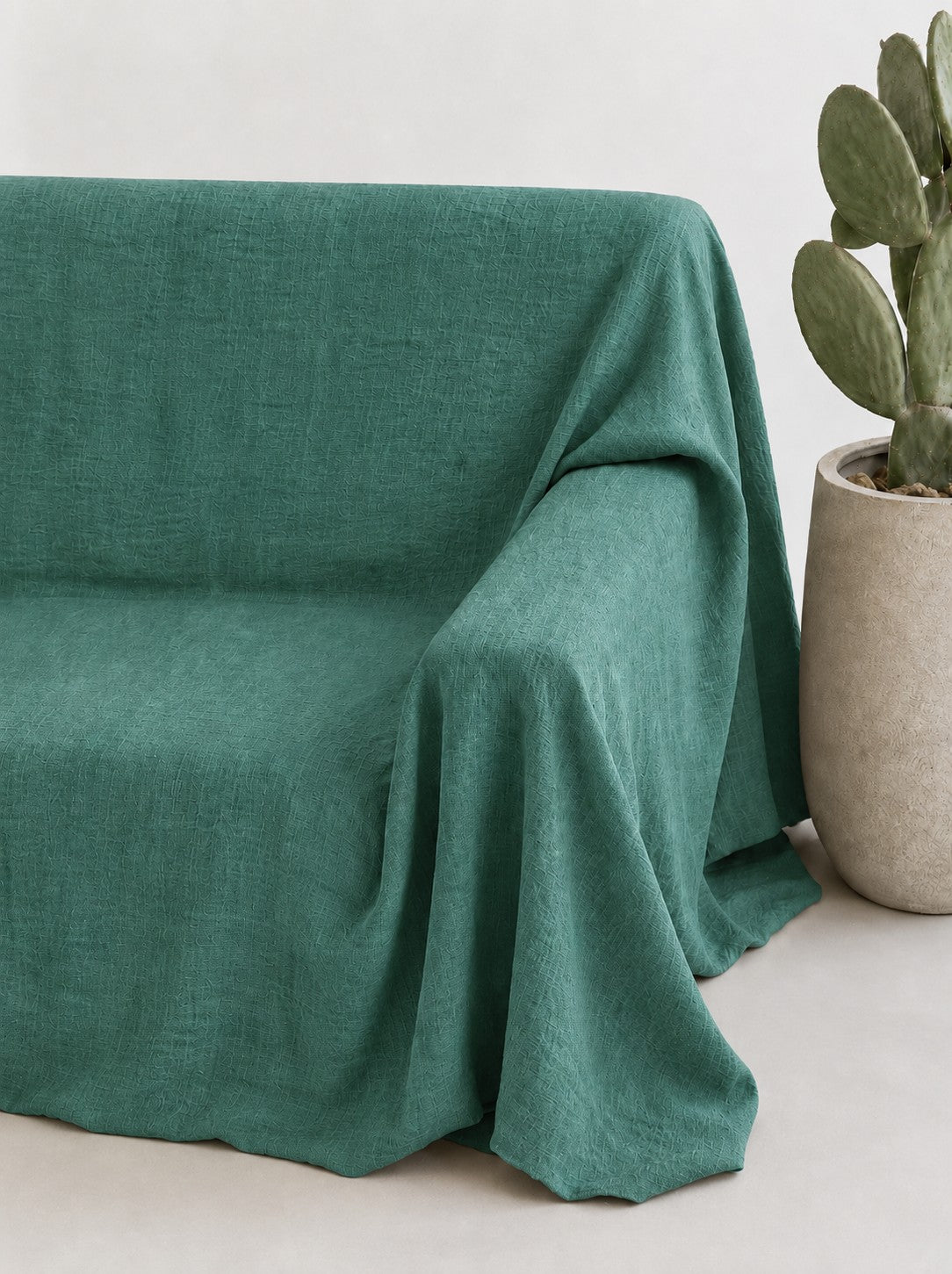 Soft Washed Pure Linen Fabric by the Yard |Medium Weight  57" Wide