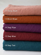 195GSM, StoneWashed 100% Pure Linen Fabric by the Yard – Medium Weight 188gsm, 57" Wide (Copy) (Copy) (Copy)