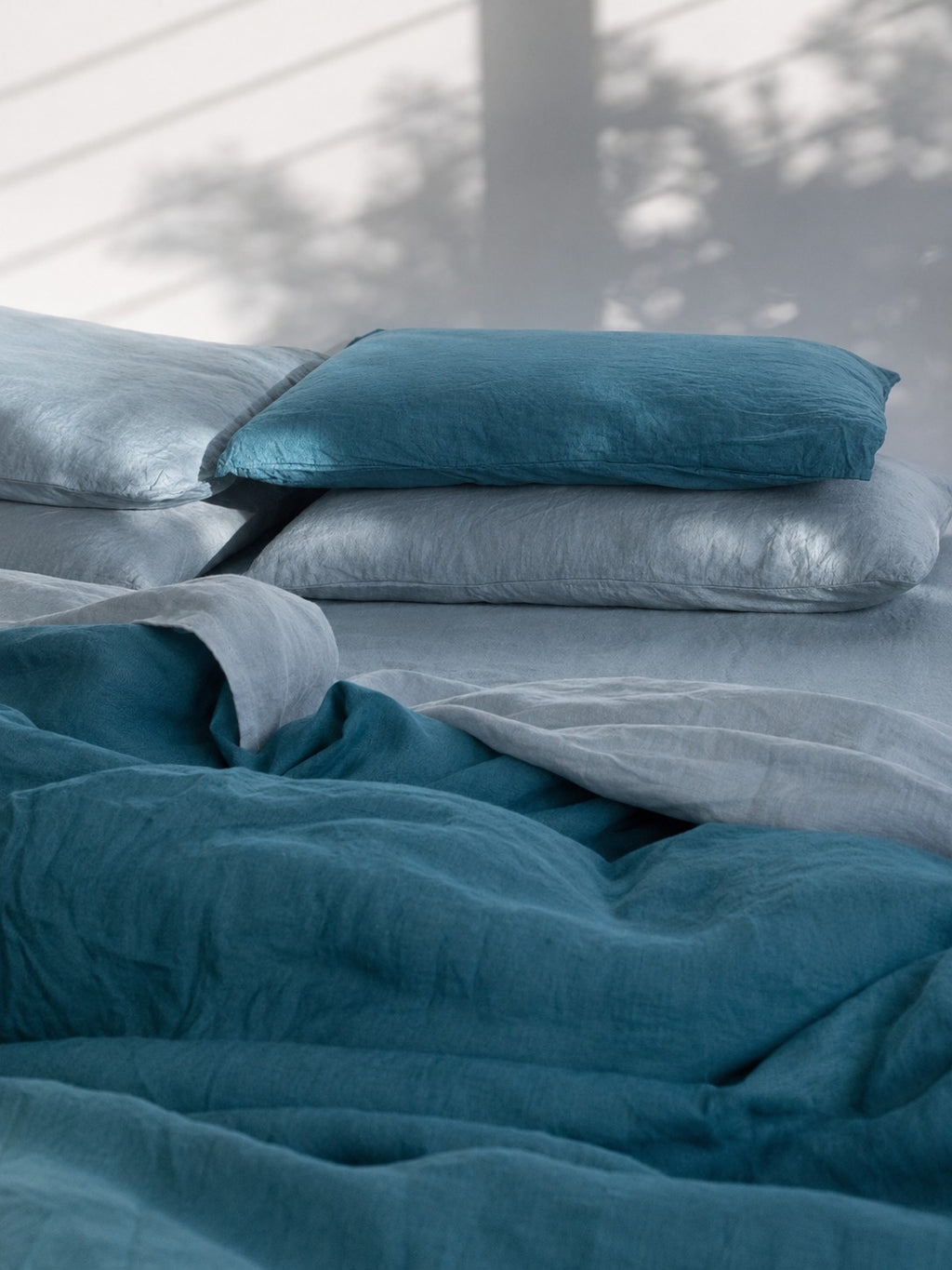 Soft Washed Pure Linen Fabric by the Yard |Medium Weight  57" Wide