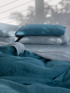 Soft Washed Pure Linen Fabric by the Yard |Medium Weight  57" Wide