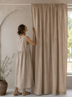 195GSM, StoneWashed 100% Pure Linen Fabric by the Yard – Medium Weight 188gsm, 57" Wide (Copy) (Copy) (Copy)