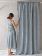 195GSM, StoneWashed 100% Pure Linen Fabric by the Yard – Medium Weight 188gsm, 57" Wide (Copy) (Copy)