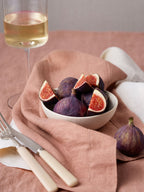 Clay Blush Sand Washed Linen Fabric by the Yard & Swatch