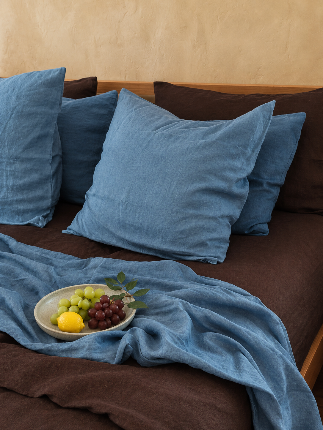 100% Pure Linen Fabric by the Yard – Medium Weight 188gsm, 57" Wide
