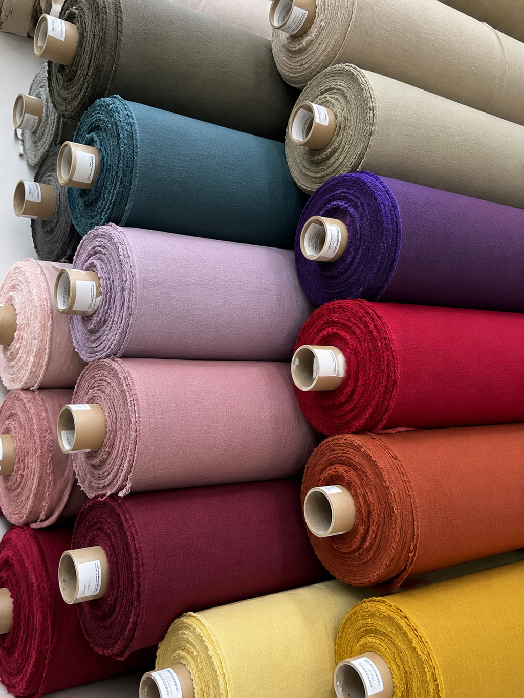 Pure Linen Fabric for Tablecloths & Napkins – 188gsm Medium Weight