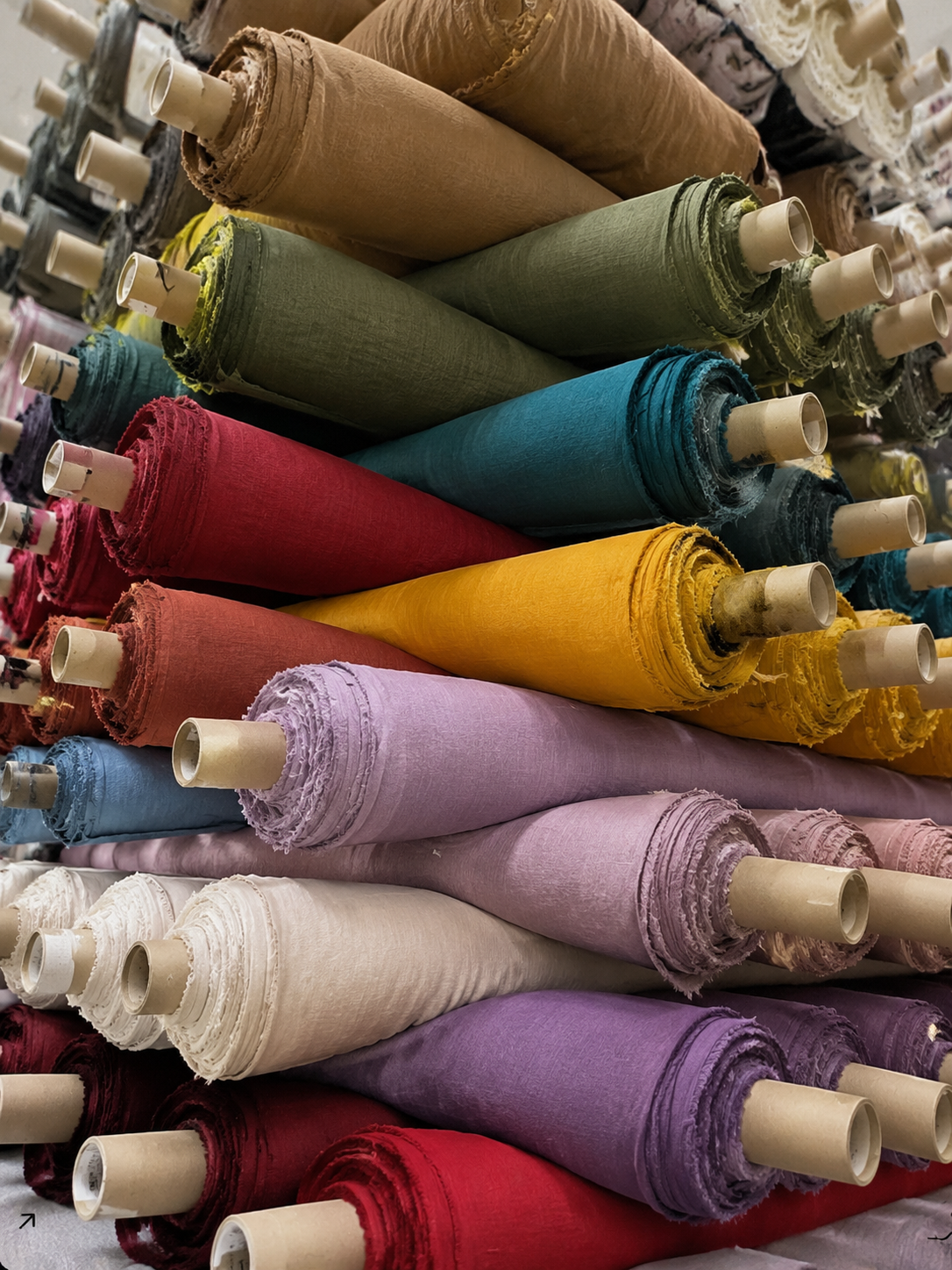 Pure Linen Fabric for Clothing – Dresses & Apparel, 188gsm