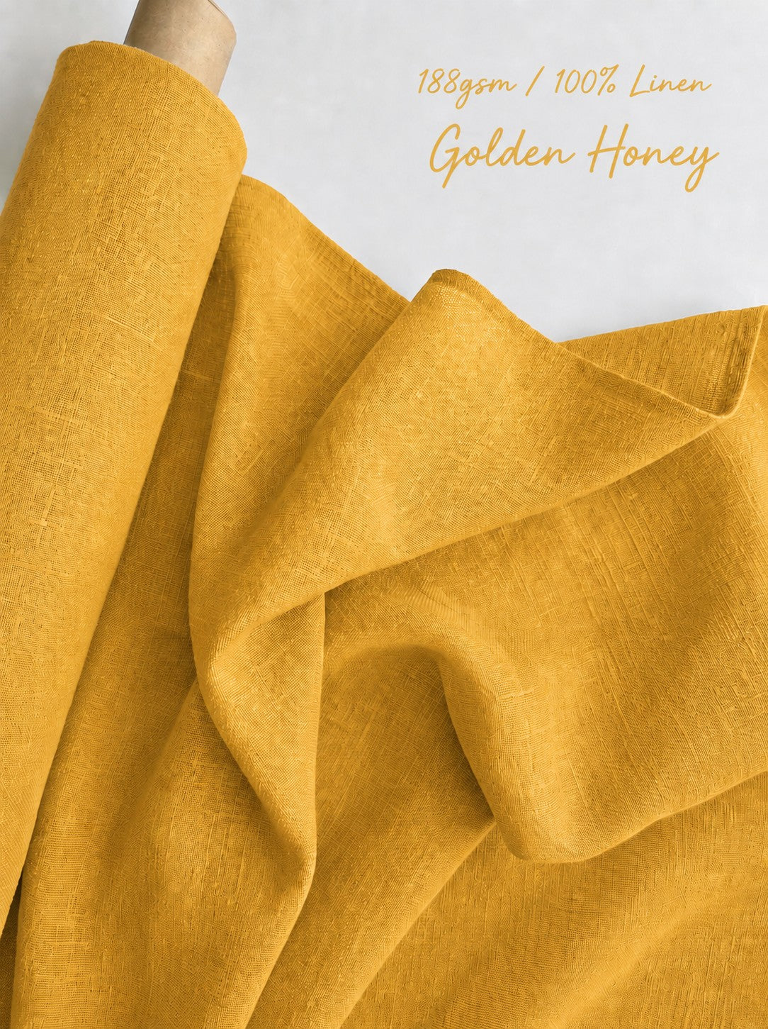 Pure Linen Fabric for Shirts & Blouses – 188gsm Medium Weight