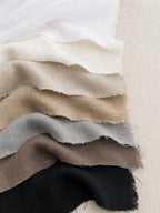 100% Pure Linen Fabric for Tablecloths & Napkins by the Yard