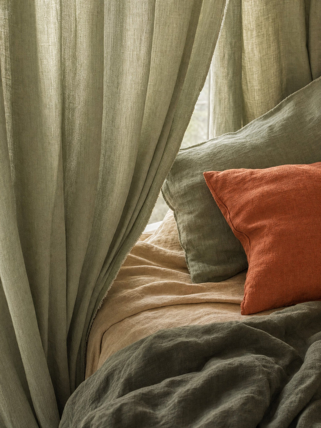 100% Pure Linen Fabric by the Yard | Medium Weight