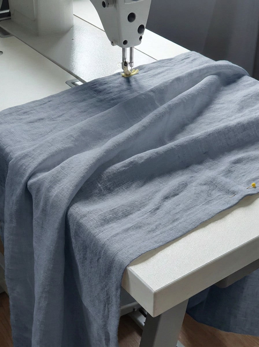 100% Pure Linen Fabric by the Yard | Medium Weight