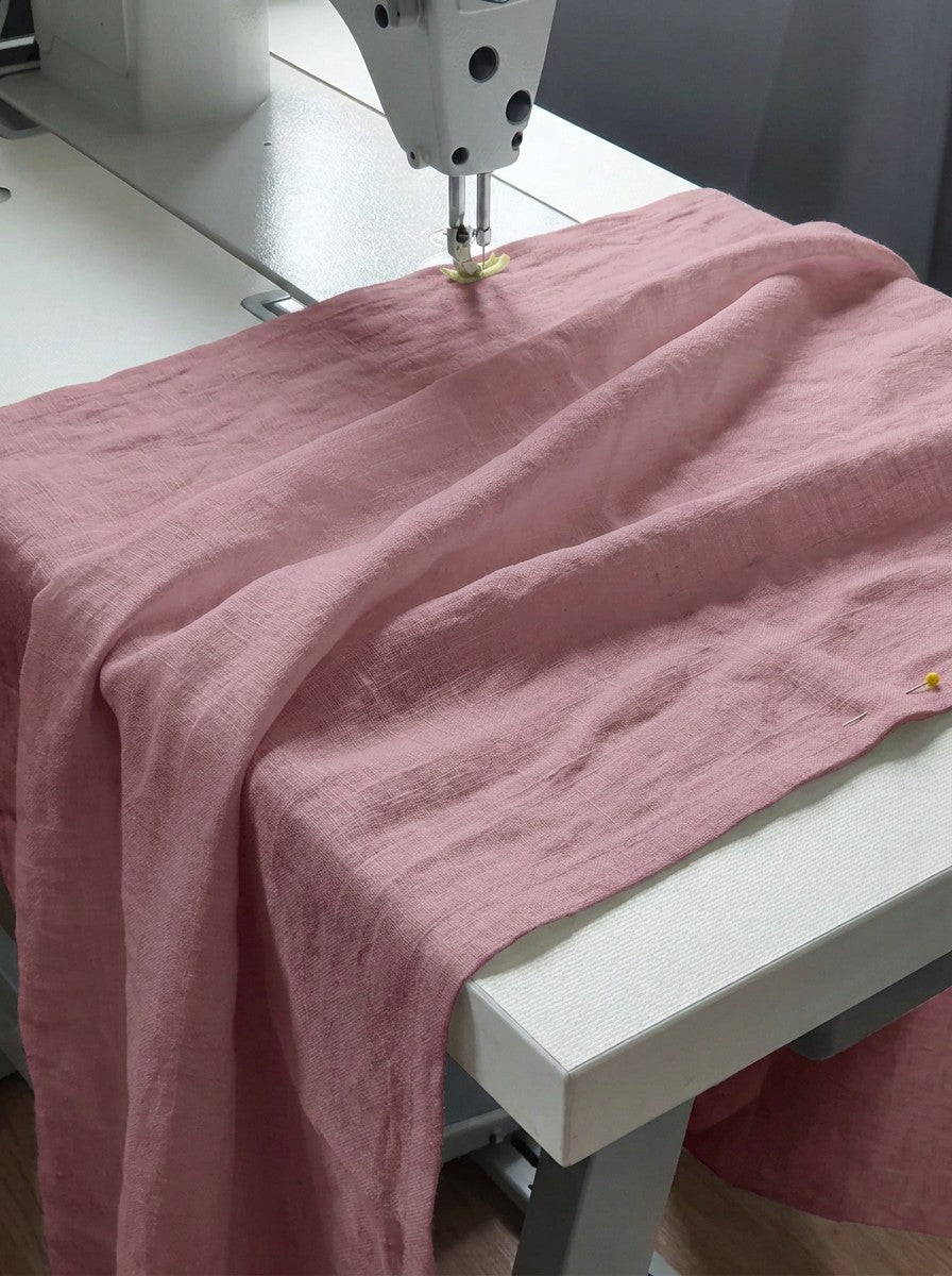 100% Pure Linen Fabric by the Yard | Medium Weight