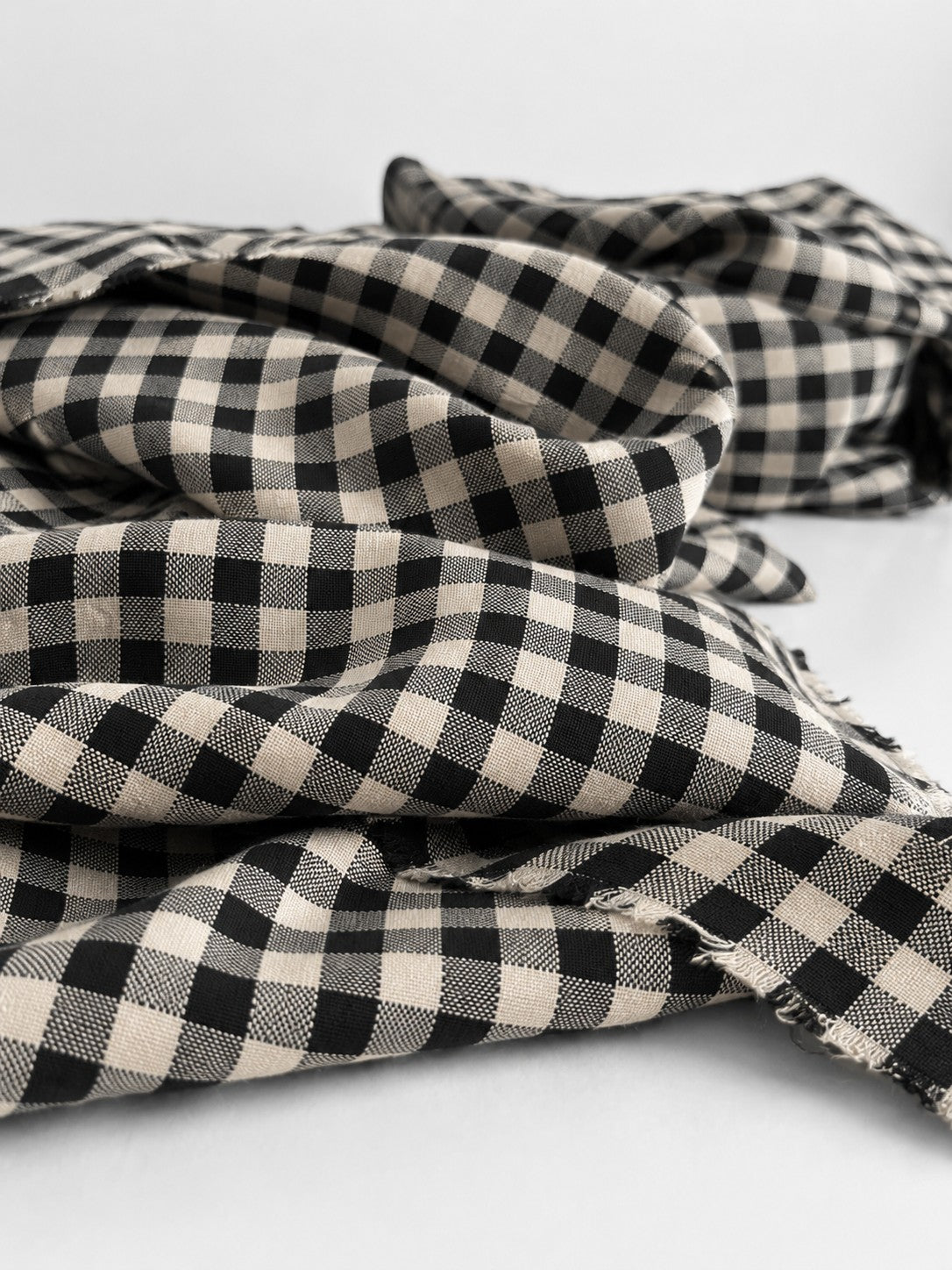 checked linen, 100% Pure Linen Fabric by the Yard – Medium Weight 188gsm, 57" Wide (Copy) (Copy) (Copy)