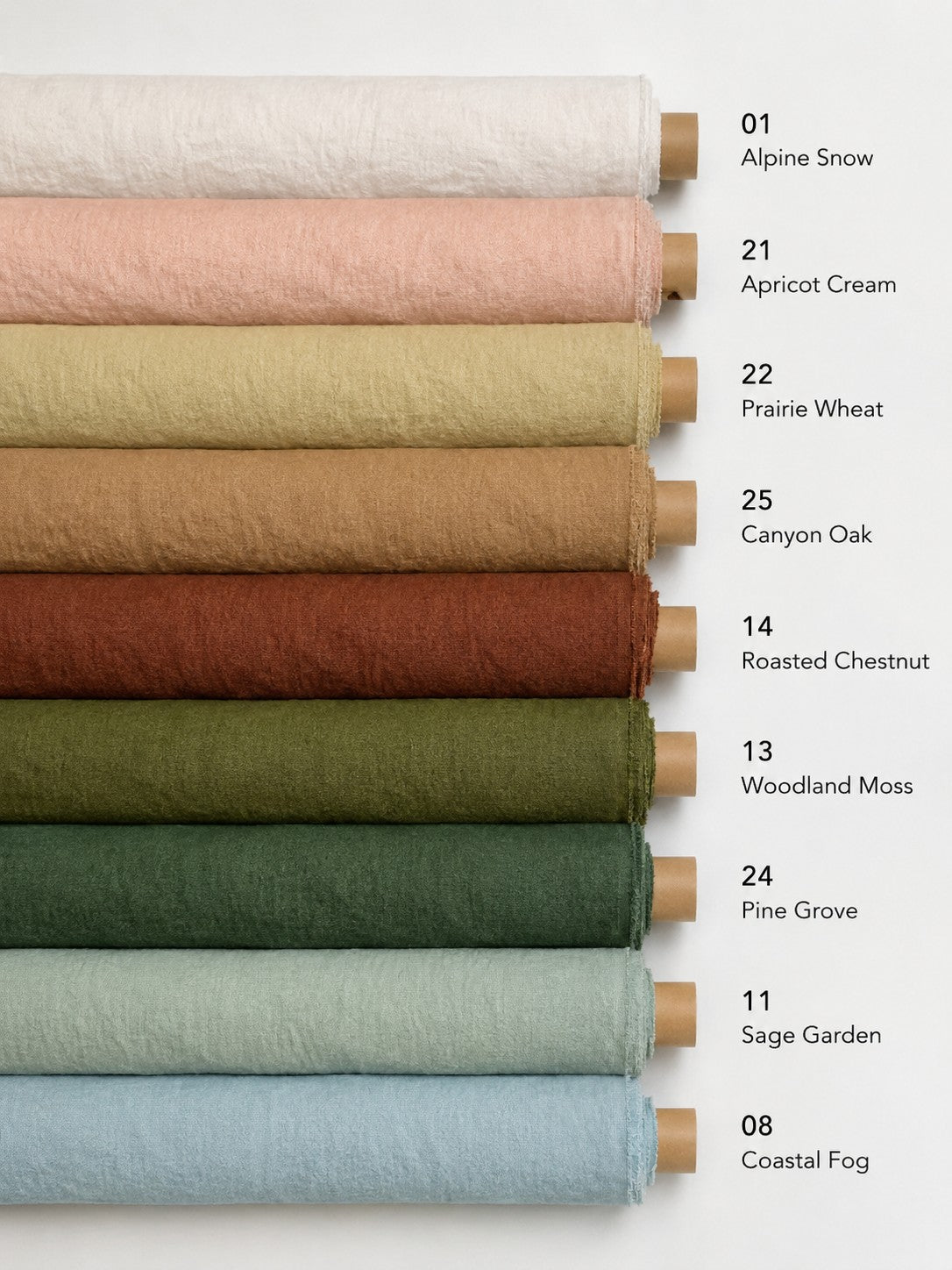 tencel180gsm, 100% Pure Linen Fabric by the Yard – Medium Weight 188gsm, 57" Wide (Copy) (Copy)