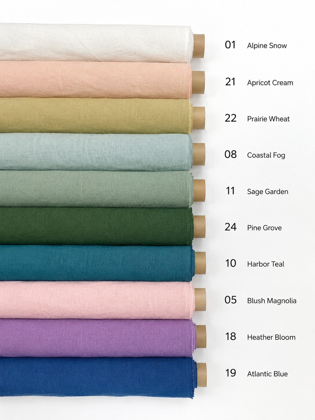 tencel180gsm, 100% Pure Linen Fabric by the Yard – Medium Weight 188gsm, 57" Wide (Copy) (Copy)